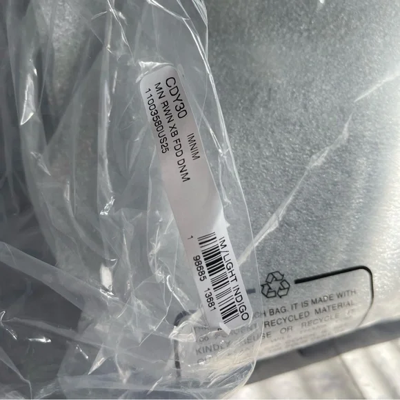 NWT Coach Mini Rowan Loved Denim Satchel Bag - Picture 5 of 9